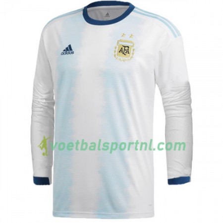 Argentinië Thuis Shirt Copa América 2019 L/S